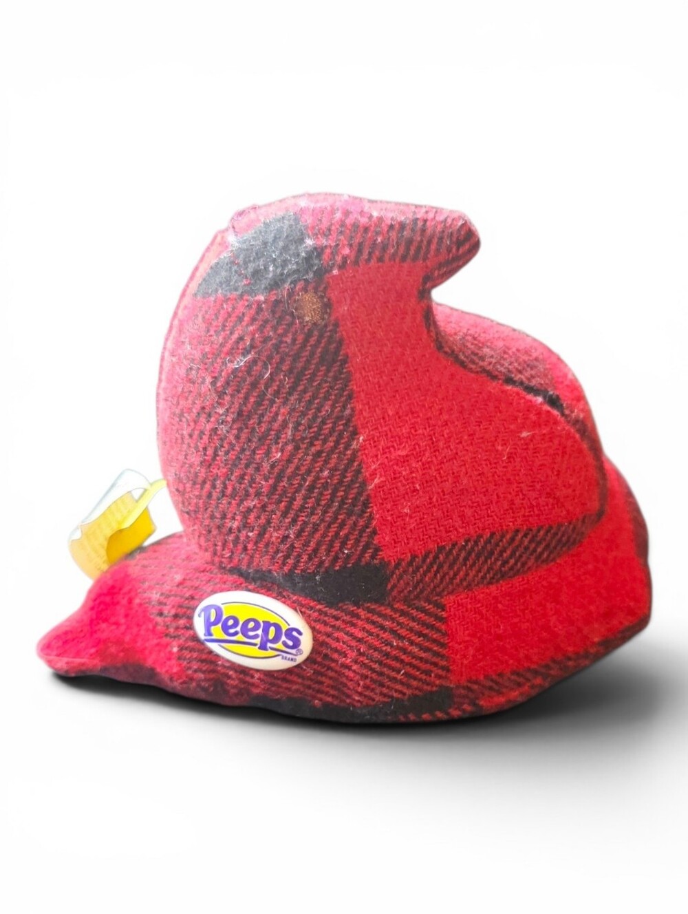 Peeps - Red Black Buffalo Check Plaid Plush